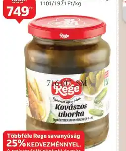 Auchan REGE KOVÁSZOS UBORKA ajánlat