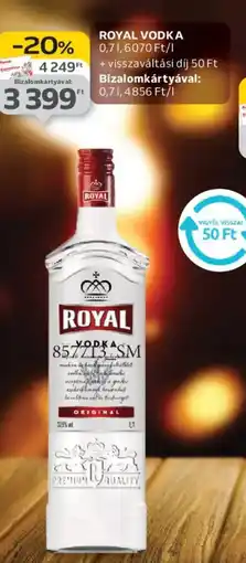 Auchan ROYAL VODKA ajánlat