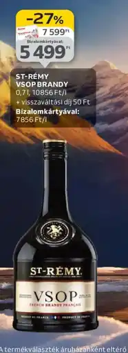 Auchan ST-RÉMY VSOP BRANDY ajánlat