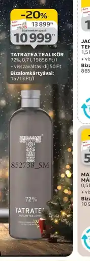 Auchan TATRATEA TEALIKŐR ajánlat