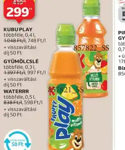 Auchan KUBUPLAY gyümölcsital ajánlat