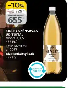 Auchan KINLEY SZÉNSAVAS ÜDÍTŐITAL ajánlat