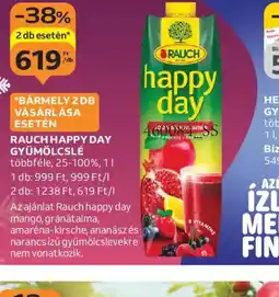 Auchan RAUCH HAPPY DAY GYÜMÖLCSLÉ ajánlat