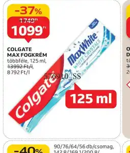 Auchan COLGATE MAX FOGKRÉM ajánlat