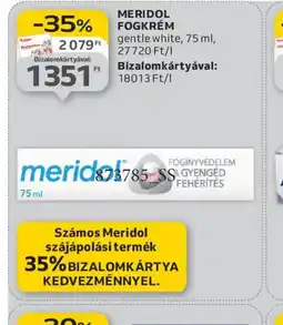 Auchan MERIDOL FOGKRÉM ajánlat