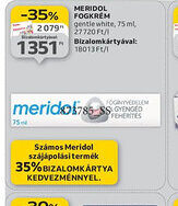 Auchan MERIDOL FOGKRÉM ajánlat