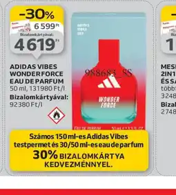Auchan ADIDAS VIBES WONDERFORCE EAU DE PARFUM ajánlat