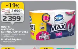 Auchan OOOPS! MAXI 1000 PAPÍRTÖRLŐ ajánlat