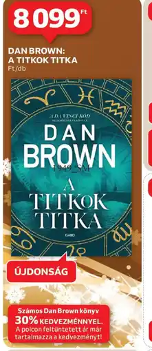 Auchan DAN BROWN: A TITKOK TITKA ajánlat
