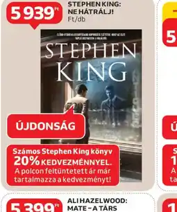 Auchan STEPHEN KING: NE HÁTRÁLJ! ajánlat