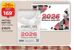 Auchan ASZTALI NAPTÁR ajánlat