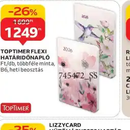 Auchan TOPTIMER FLEXI HATÁRIDŐNAPL ajánlat