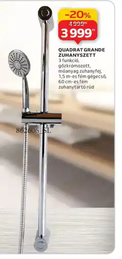 Auchan QUADRAT GRANDE ZUHANYZETT ajánlat