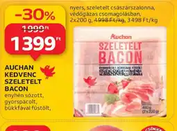 Auchan AUCHAN SZELETELT BACON ajánlat