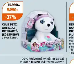 Müller CLUB PETZ ARTIE JEGESMEDVE ajánlat