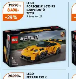 Müller LEGO PORSCHE 911 GT3 RS SZUPERAUT ajánlat