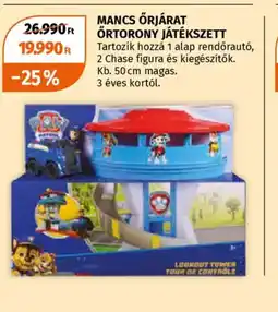 Müller MANCS ŐRJÁRAT ŐRTORONY JÁTÉKSZETT ajánlat