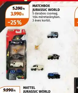 Müller MATCHBOX JURASSIC WORLD ajánlat