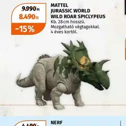 Müller MATTEL JURASSIC WORLD SPICLYPEUS ajánlat