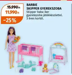 Müller BARBIE SKIPPER GYEREKSZOBA ajánlat