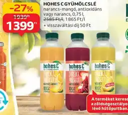 Auchan HOHES C GYÜMÖLCSLÉ ajánlat