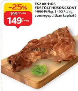 Auchan ÉSZAK-HÚS FÜSTÖLT HÚSOS CSONT ajánlat