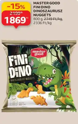 Auchan MASTER GOOD FINI DINO DINOSZAURUSZ NUGGETS ajánlat