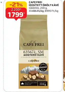 Auchan CAFE FREI ÍZESÍTETT ÖRÖLT KÁVÉ ajánlat