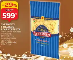 Auchan GYERMELYI 4 TOJÁSOS SZÁRAZTÉSZTA ajánlat
