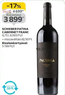 Auchan SCHIEBER PATINA CABERNET ajánlat