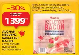 Auchan AUCHAN KEDVENC SZELETELT BACON ajánlat
