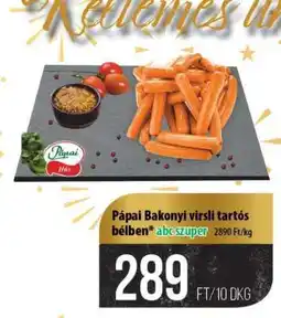 Coop Pápai Bakonyi virsli tartós bélben ajánlat