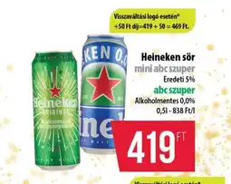 Coop Heineken sör ajánlat