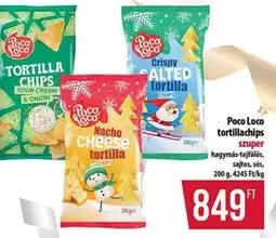 Coop Poco Loco tortillachips ajánlat