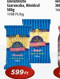 Real GYERMELYI 4 tojásos száraztészta ajánlat