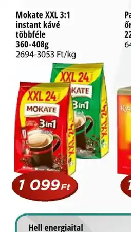 Real Mokate XXL 3:1 instant kávé ajánlat