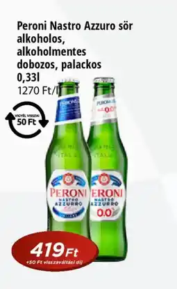 Real Peroni Nastro Azzurro sör ajánlat