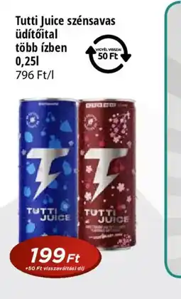 Real Tutti Juice szénsavas üdítőital ajánlat