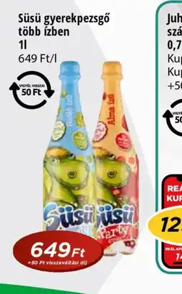 Real Süsü gyerekpezsgő ajánlat