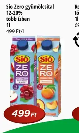 Real Sio Zero gyümölcsital ajánlat
