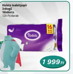 Real Violeta toalettpapír ajánlat