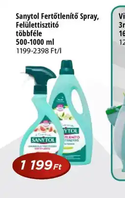 Real Sanytol Fertőtlenítő Spray ajánlat
