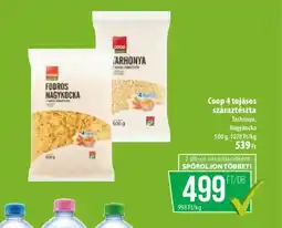 Coop Coop 4 tojásos száraztészta ajánlat