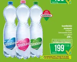 Coop Szentkirályi ásványvíz ajánlat