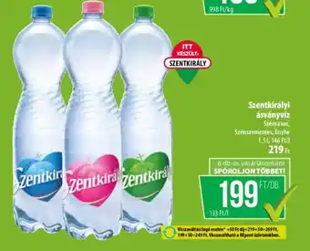 Szentkirályi ásványvíz