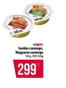 Coop Sonkás, Magyaros csemege ajánlat