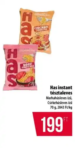 Coop Has instant tésztaleves ajánlat