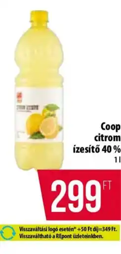 Coop Coop citrom ízesítő ajánlat
