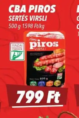 CBA CBA PIROS SERTÉS VIRSLI ajánlat