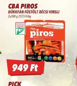 CBA CBA PIROS BÉCSI VIRSLI ajánlat